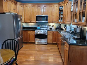 Fridge, microwave, oven, stovetop - Historic home near Takoma Metro to DC, shops, restaurants, parks! (Takoma Park)