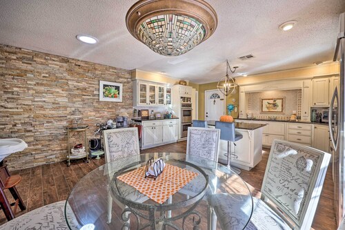 7 Mi to Lake: Expansive Rogers Villa w/ Pond!