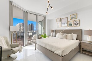 2 bedrooms, iron/ironing board, travel crib, free WiFi