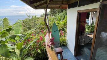 Panoramic Double Room, 1 Bedroom, Ocean View | Laptop workspace, free WiFi, bed sheets