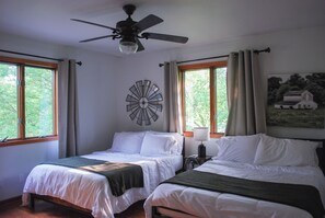 4 bedrooms, desk, iron/ironing board, travel crib - Peaceful Farmhouse & Trails (Ray)