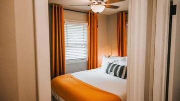 4 dormitorios, escritorio, cuna de viaje y wifi