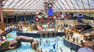 Indoor pool, outdoor pool