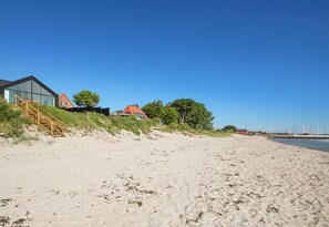 Vlak bij het strand