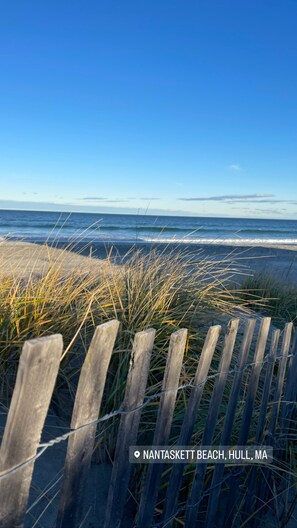 Enjoy the serene views of Nantasket Beach, Hull, MA, from the comfort of your own space.