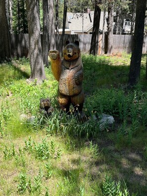 House, 3 Bedrooms | Property grounds - 1207s Cabin In The Pines 3 Bedroom Chalet by RedAwning (South Lake Tahoe)