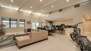 Studio (4 Bedrooms) | Living area | Ping pong - Luxe 4 Bdrm W/pool and Spa on Golf Course Lot! (Fountain Hills)