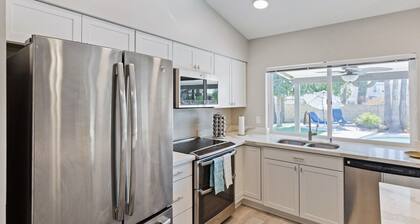 Modern and Stylish Remodeled 4 Bdrm w/ HTD Pool!
