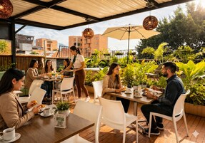 Desayuno completo incluido todos los días