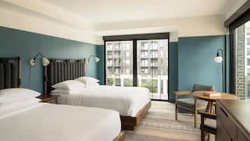Premium bedding, down duvets, pillow-top beds, in-room safe