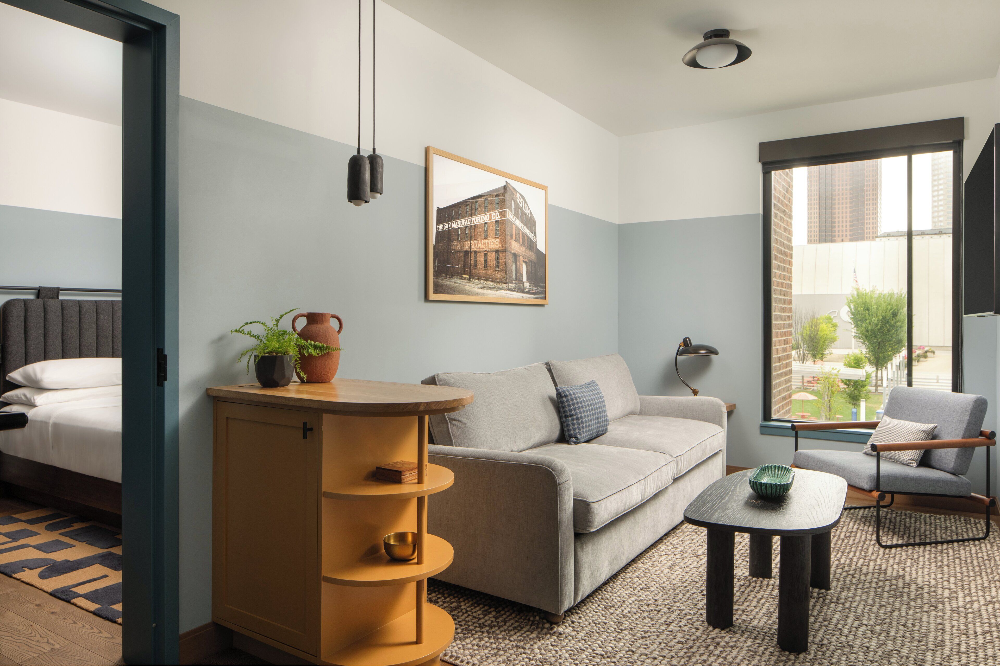 Zimmer, 1 King-Bett und Schlafsofa (The Artist's Flat) | Wohnbereich