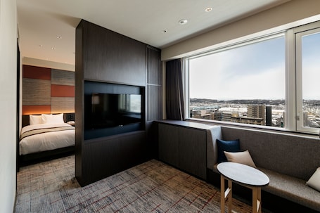 Premium Twin Room, Non Smoking | Premium bedding, down comforters, pillowtop beds, in-room safe. HOTEL VISCHIO TOYAMA by GRANVIA