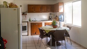 Basic Townhome, 2 Bedrooms, Accessible, Ground Floor | Private kitchen | Fridge, microwave - Pescadero Home (El Pescadero)