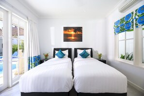 2 bedrooms, in-room safe, desk, iron/ironing board