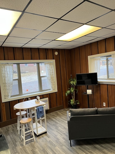 Rustic 1900 building turned cozy studio
