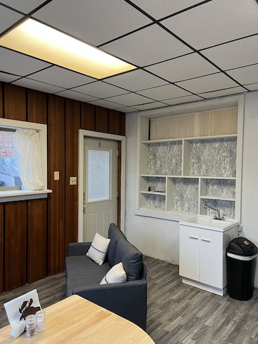 Rustic 1900 building turned cozy studio