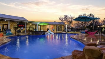 Una piscina climatizada