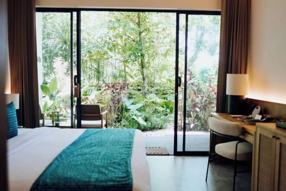 1 slaapkamer, een minibar, een bureau, geluiddichte muren