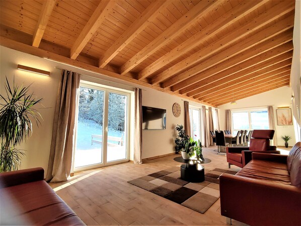 Living area - Country house at the Schindelberg lift - Allgäu Residence (Oberstaufen)