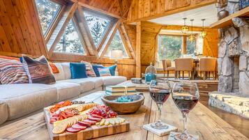 TV connectée, cheminée