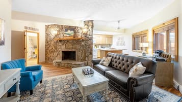 TV connectée, cheminée