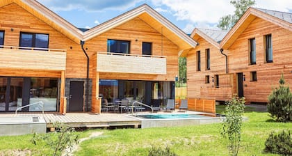 Agréable maison de vacances avec piscine (sans dépÎt)