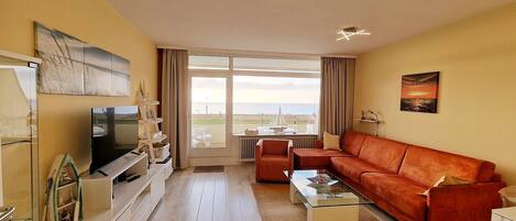 TV, DVD player, stereo