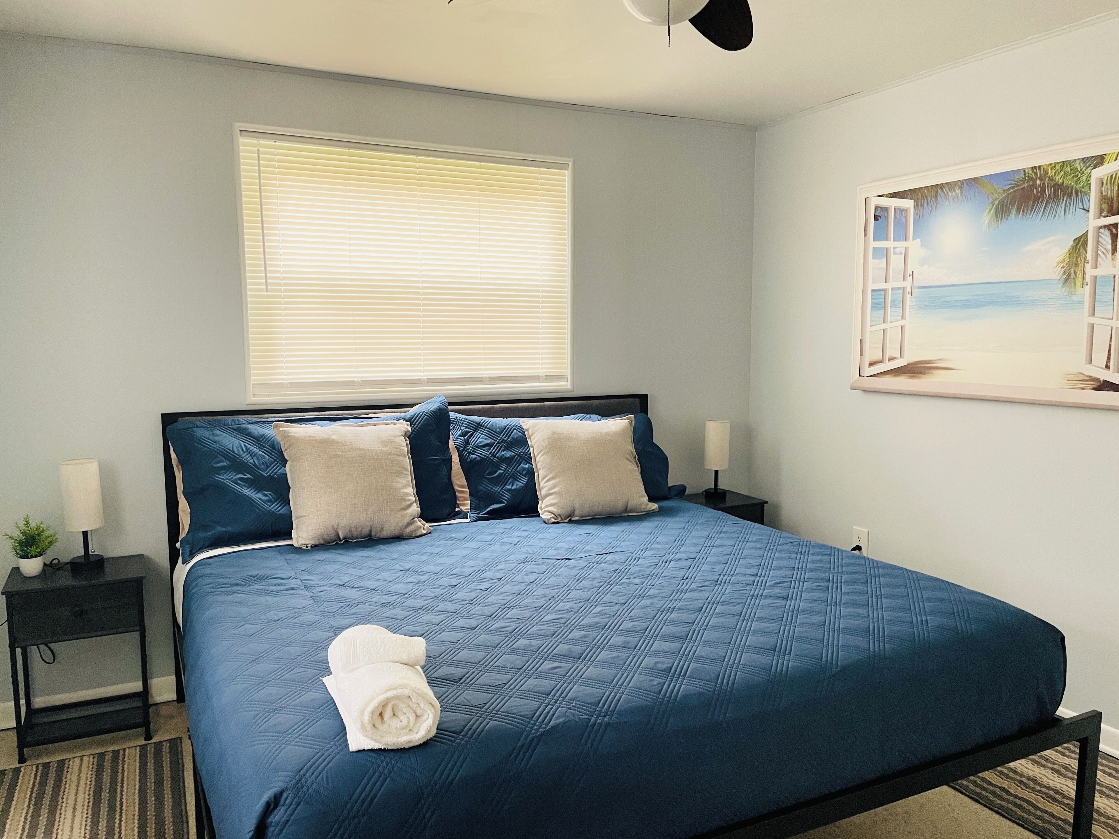 2 habitaciones, cuna de viaje, wifi gratis y ropa de cama 