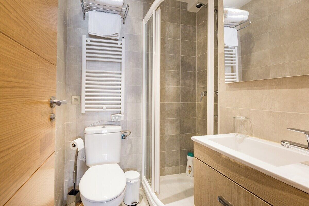 Een douche, een haardroger
