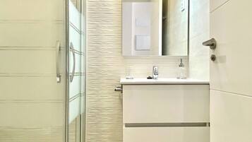 Shower, hair dryer