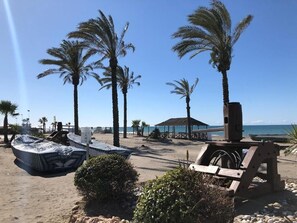 Accommodatie ligt op het strand