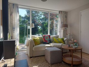 TV connectée, cheminée