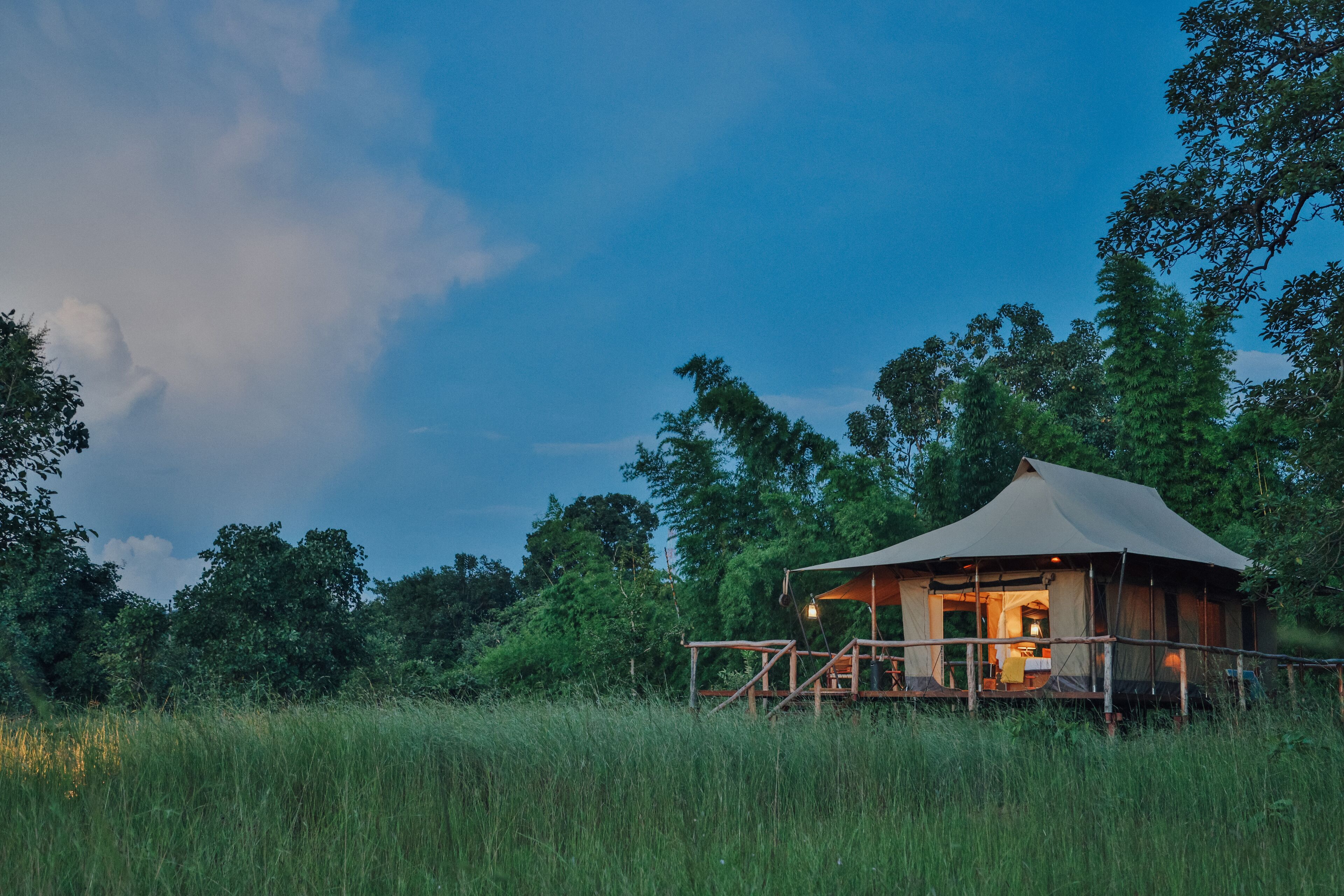 Luxury-Zelt, Terrasse (Suite)