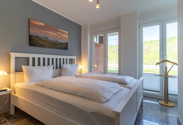 2 室のベッドルーム、WiFi (無料)