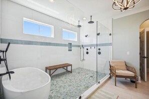 Shower, towels