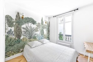 1 soverom, strykejern/-brett, wi-fi og sengetøy