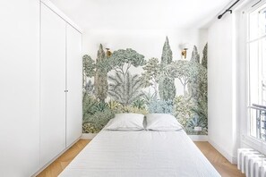 1 chambre, fer et planche à repasser, Wi-Fi, draps fournis
