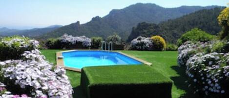 AuĂenpool, beheizter Pool