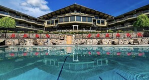 Indoor pool, outdoor pool