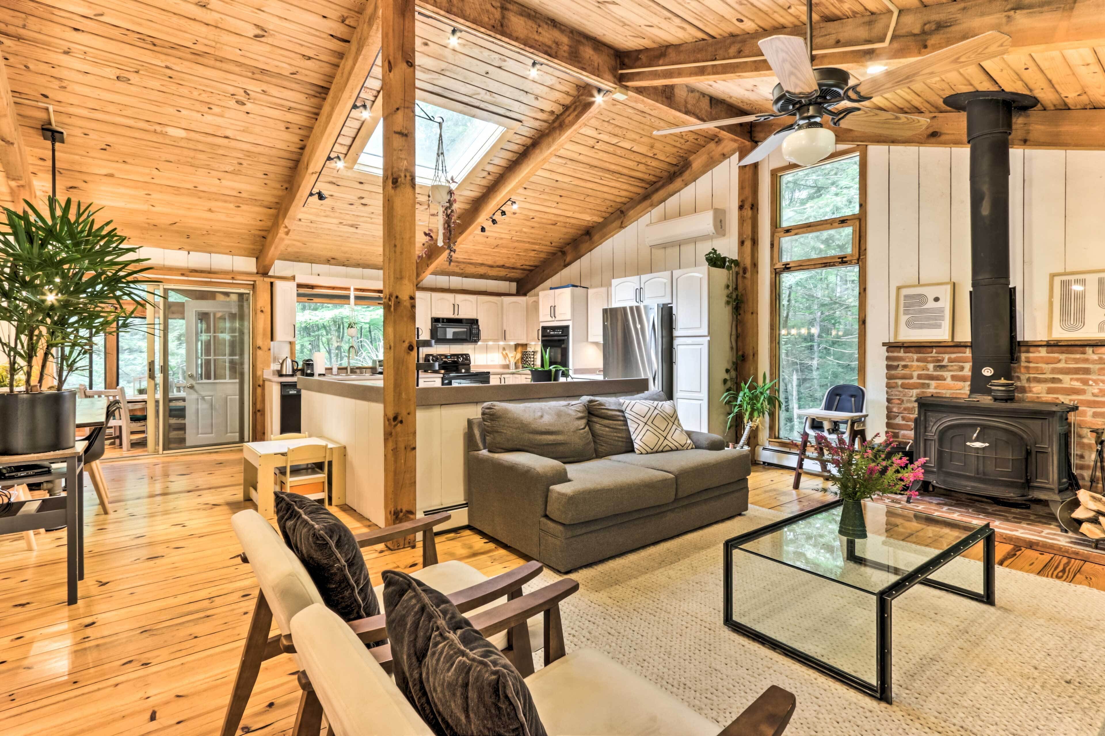 Rustic-Chic Home w/ Decks: Pool + Lake Access