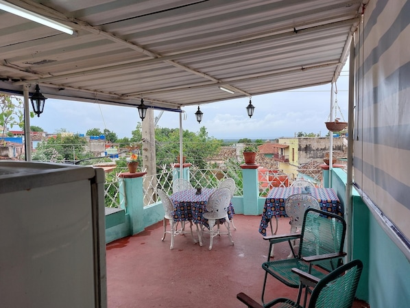 Terrasse sur le toit