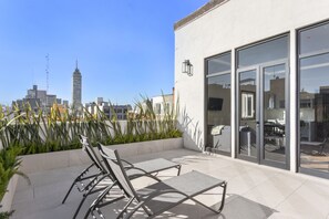 Leilighet – deluxe | Terrasse/patio