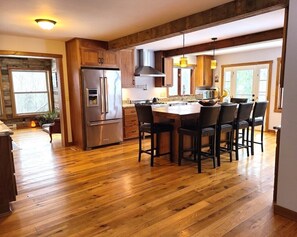 Fridge, microwave, oven, stovetop - Lester River Pines Home | Pond | Creek | Woods | Views | Dogs (Duluth)