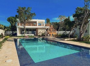 Outdoor pool - Villa los paulas THE BEST ROOFTOP with jacuzzi(NEW) (Punta Cana)