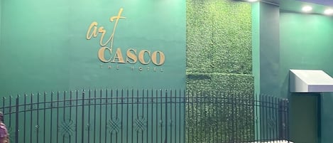 Façade de l’hébergement