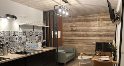 LâEddy lodge , tiny house vue nature avec son bain nordique