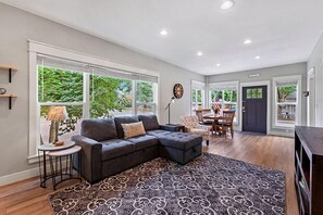 40-inch TV with digital channels - Cozy Chic Home in Downtown Loveland! (Loveland)