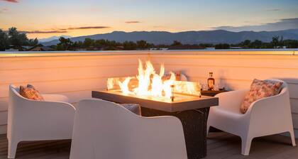 Sleek Home Near Old Town W/ Rftp Hot Tub & Mtn Views