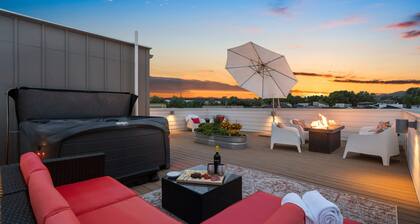 Sleek Home Near Old Town W/ Rftp Hot Tub & Mtn Views