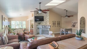 Studio (4 Bedrooms) | Living area | Foosball - Scottsdale Gem W/pool in Private and Serene Yard! (Scottsdale)